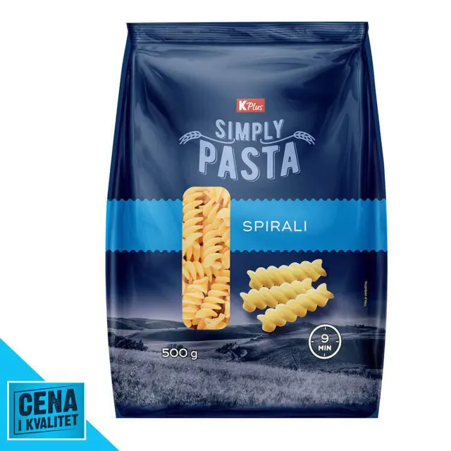 TESTENINA SPIRALLI 500G K PLUS K PLUS