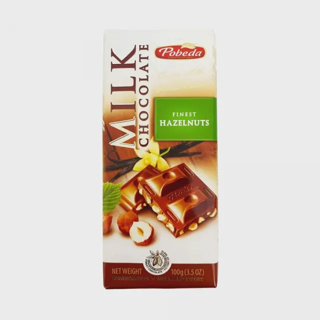 COKOLADA MLECNA POBEDA LESNIK 32% KAKAOA 80gr SERBOFOOD