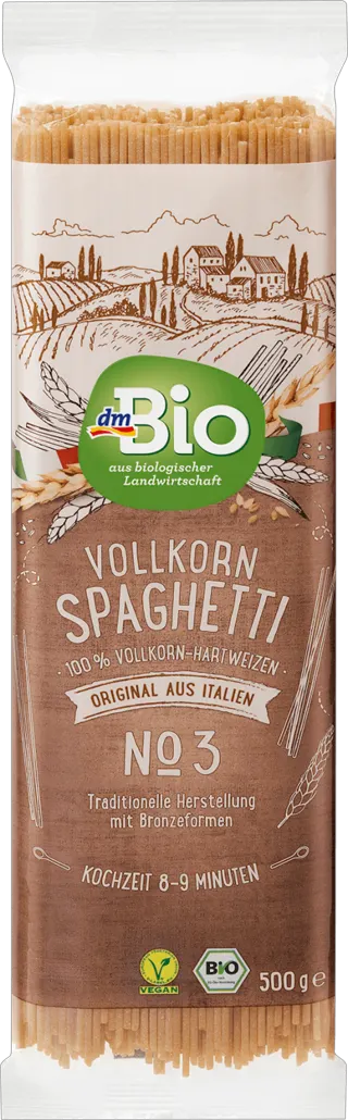 dmBio integralne špagete 500g