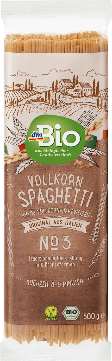 dmBio integralne špagete 500g dmBio