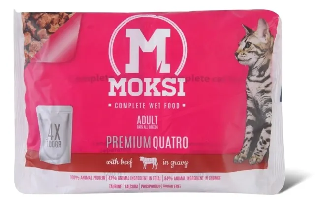 SOS ZA MAČKE GOVEDINA 4X100G MOKSI MOKSI