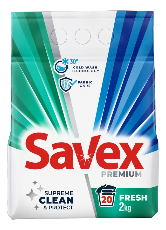 DETER.ZA VES SAVEX 2IN1 FRESH 2kg AWT INTERNATIONAL
