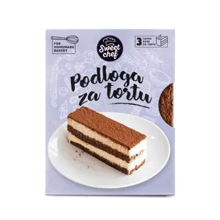 KORE ZA TORTU TAMNE 700G SWEET CHEF