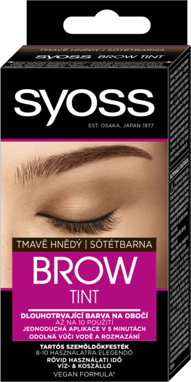 SYOSS boja za obrve tamnobraon syoss