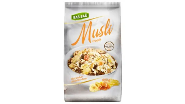 MUSLI TROPIC BAŠ BAŠ 400G BAS BAS