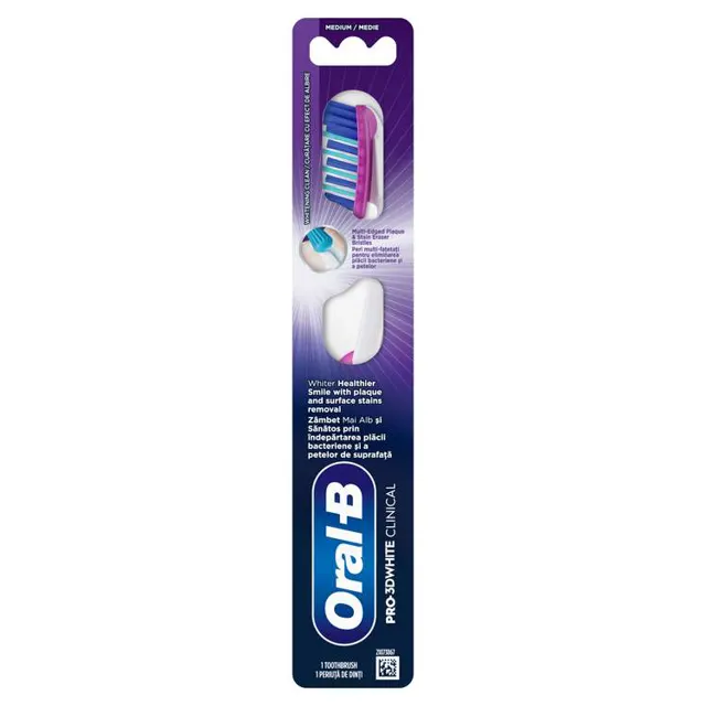 ČETKICA ORAL B PRO3DW WHI CH PU 1/1 ORAL B