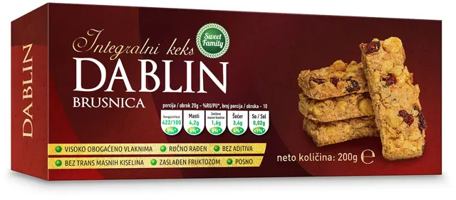 Keks Dablin 200g Sweet family