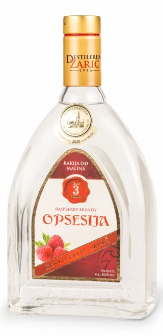 OPSESIJA RAKIJA MALINA 40.0% SA KUTIJOM