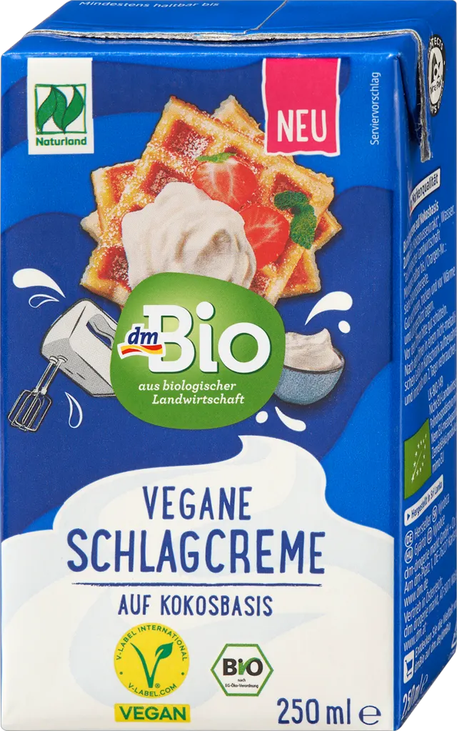 dmBio veganska krema za šlag 250ml dmBio