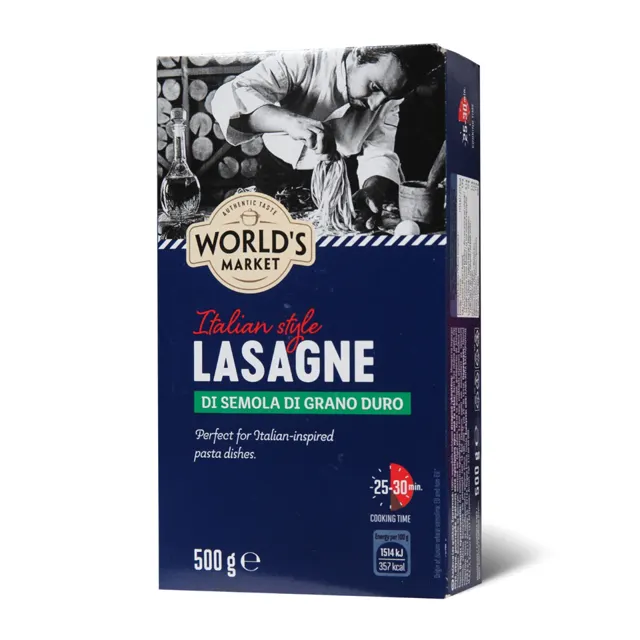 Kore za lazanju World's market 500g Worlde's market