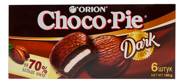 KOLAC CHOCO PIE DARK 180gr OSTALO