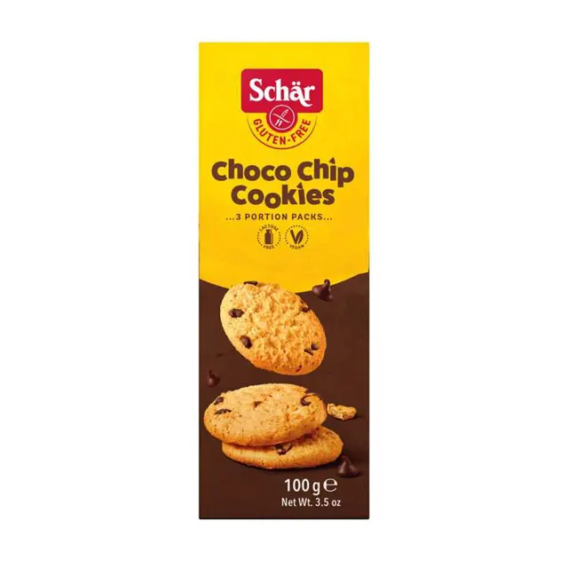 Schar keks sa komadićima čoko.bezgl.100g Schär