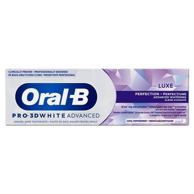 Pasta 3DW AdvLuxPerfection Oral B 75ml Oral-B