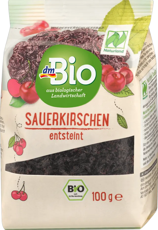 dmBio višnje bez koštica 100g dmBio