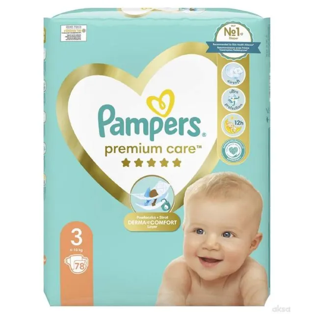 Pelene Pampers Premium S3 JP(78) 10 kg Pampers