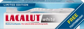 Pasta White Lacalut 75ml+Cet.white gr.