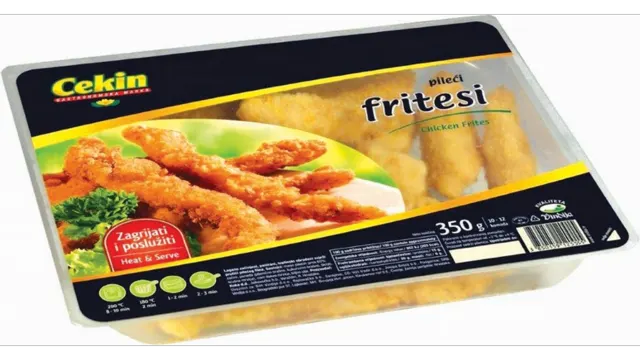 Panirani pileci fritesi 350g Vindija