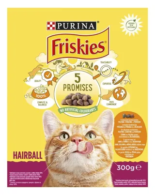 Friskies granule za mačke Hairball 300g