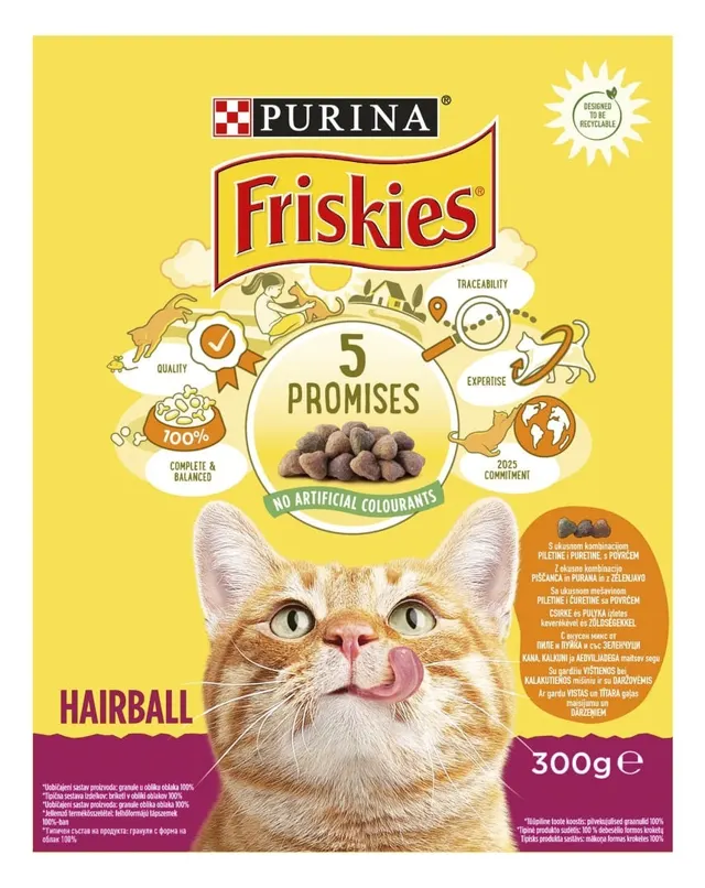 Friskies granule za mačke Hairball 300g PURINA Friskies