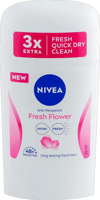 NIVEA stik Fresh Flower 50ml ž.