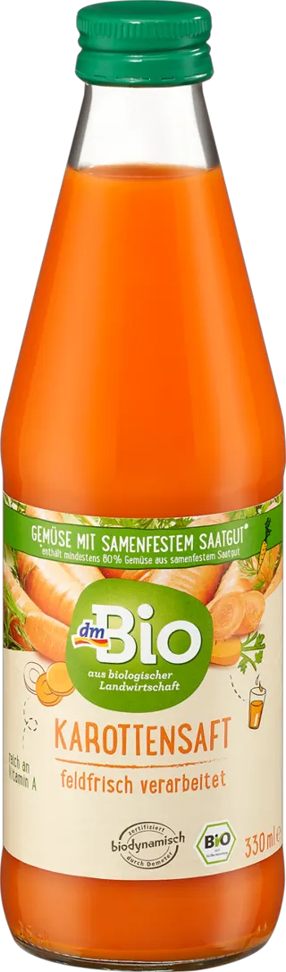 dmBio sok od šargarepe 330ml