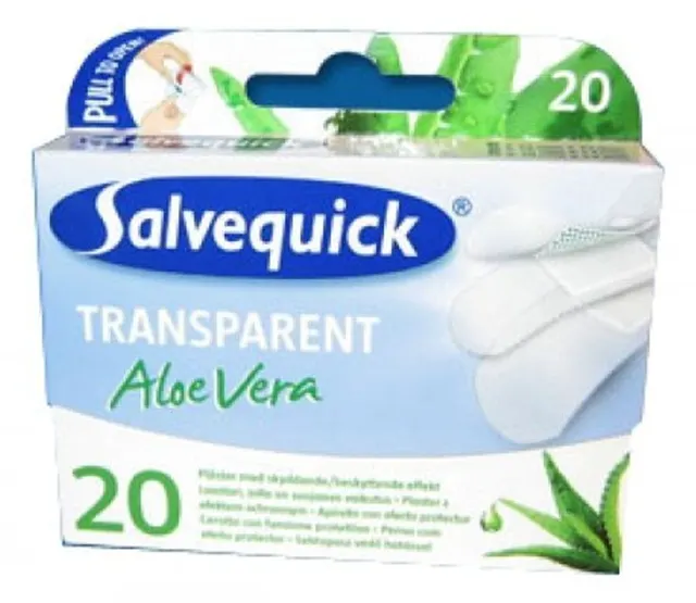 SALVEQUICK FL. TRANSP.ALOE VERA 20KOM Salvequick