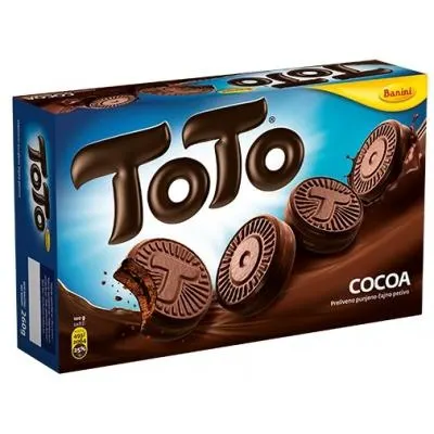 TOTO KEKS COCOA 260g BANINI JAFFA