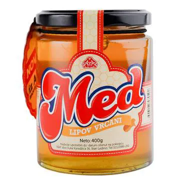 MED LIPOV 400gr STAKLO MEZENA
