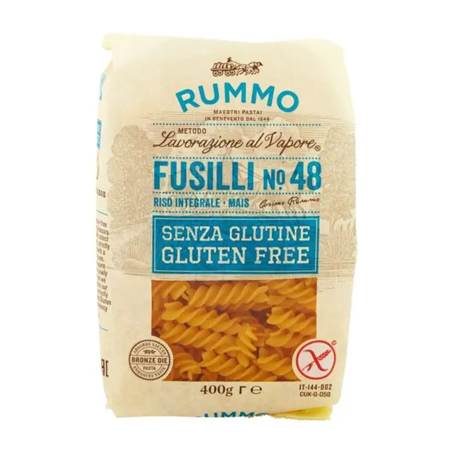 TESTO RUMMO FUSILLI 48 GLUTEN FREE 400gr DUCLA TRADING OSTALO