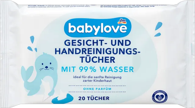 babylove vlažne krpice/čišć. ruku 20kom babylove