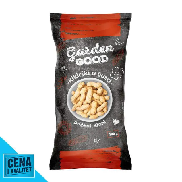 KIKIRIKI PEČ U LJUSCI SL 400G GG GARDEN GOOD