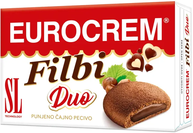 Biskvit Filbi duo Eurocrem 250g Swisslion