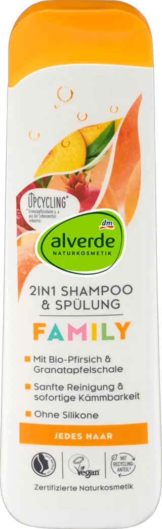 alverde šampon 2u1 Family 300ml