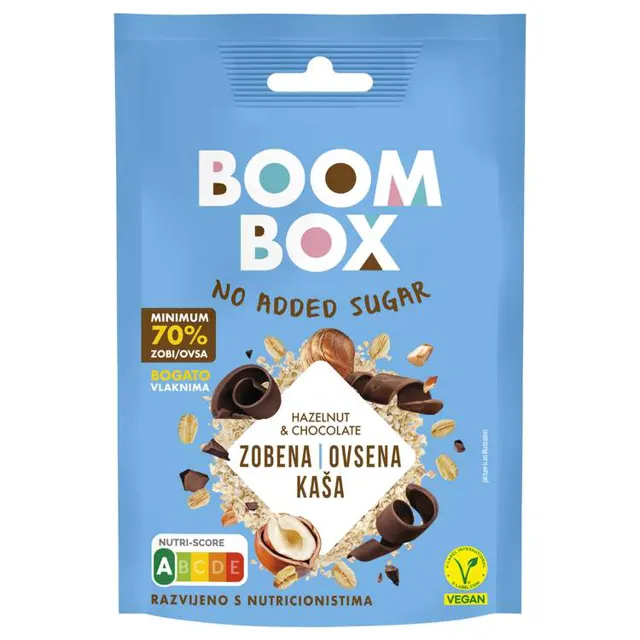 Ovsena kasa lesnik cokolada Boom Box 60g Boom Box