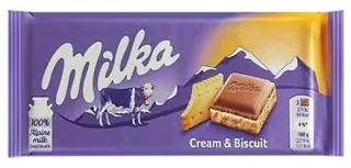 Cokolada cream&biscuit Milka 100g
