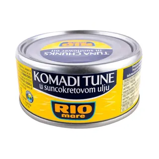 Tunj u suncokretovom ulju Rio Mare 160g