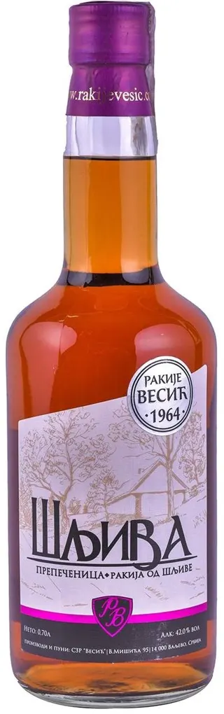 Rakija sljiva Vesic 0.7l