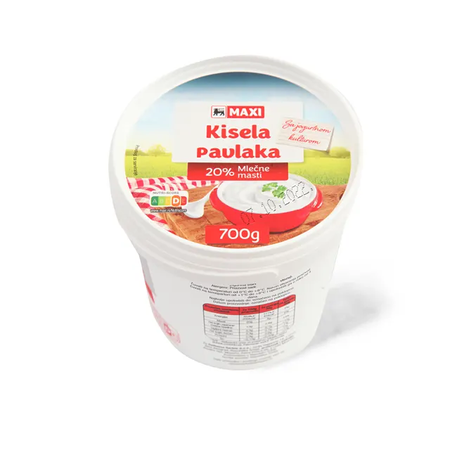 Kisela pavlaka 20%mm Maxi 700g Maxi