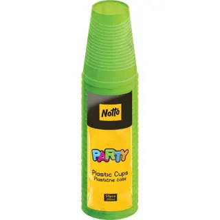 ČAŠE PLASTIČNE ZELENE 0.2L 50/1 FRESH