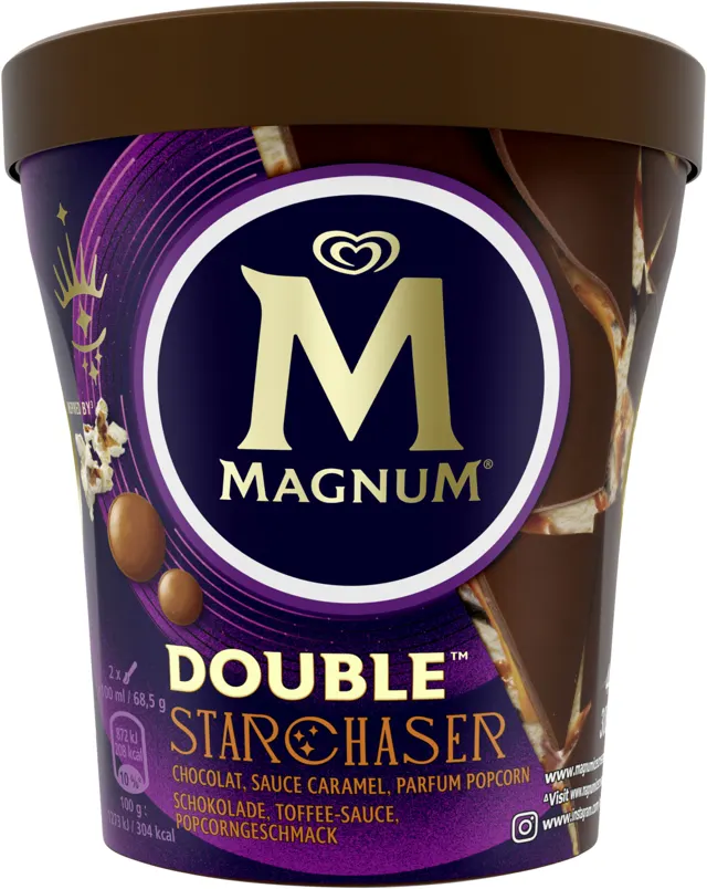 Slad.Magnum double starchaser pint 440ml ALGIDA