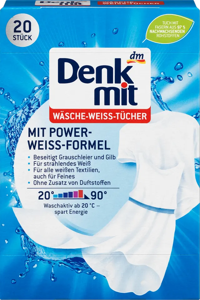 Denkmit maramice za beli veš 20kom Denkmit