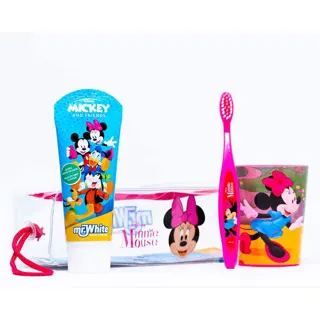 Minnie oral care set-Cetkica+past Sterling