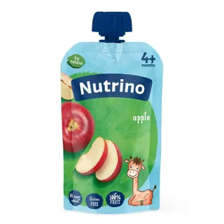 Nutrino voćni pire sočna jabuk. 4m+ 100g