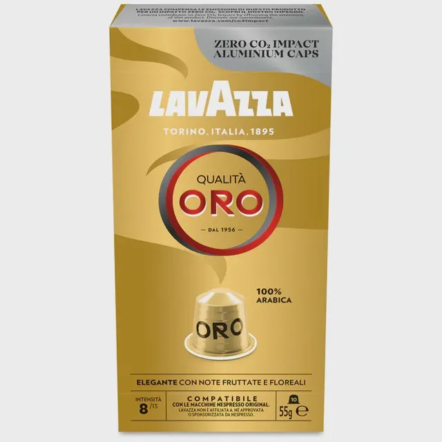 KAFA LAVAZZA U KAPSULAMA NCC ALU QUALITA ORO 55gr LAVAZZA
