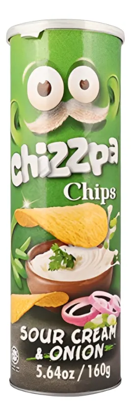 CIPS SOUR CREAM AND ONION CHIZZPA 160G PL