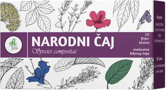 Caj Narodni filter vrecice 20x1.5g Moc bilja