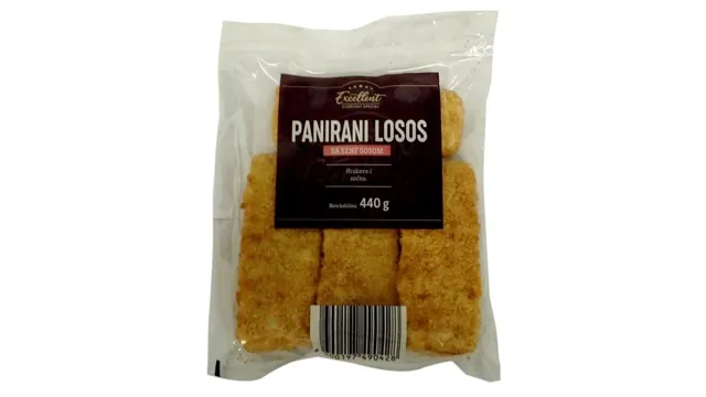 Panirani losos sa senf sosom 440g Excellent