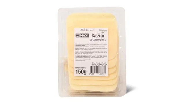 Svezi sir od par.testa Maxi slajs 150g Maxi