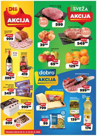 DIS katalog 23.10.–29.10., naslovna strana