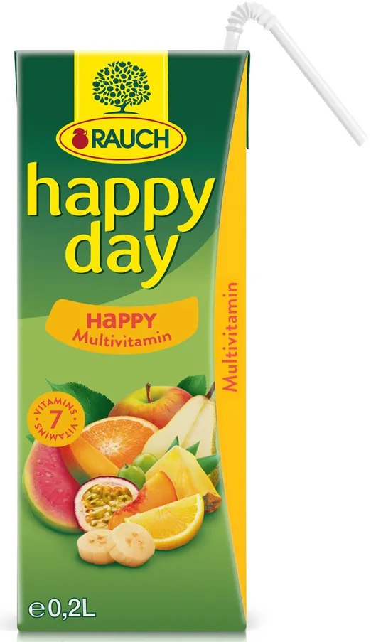 Sok Multivitamin Happy Day 100% 0,2l TP Happy Day